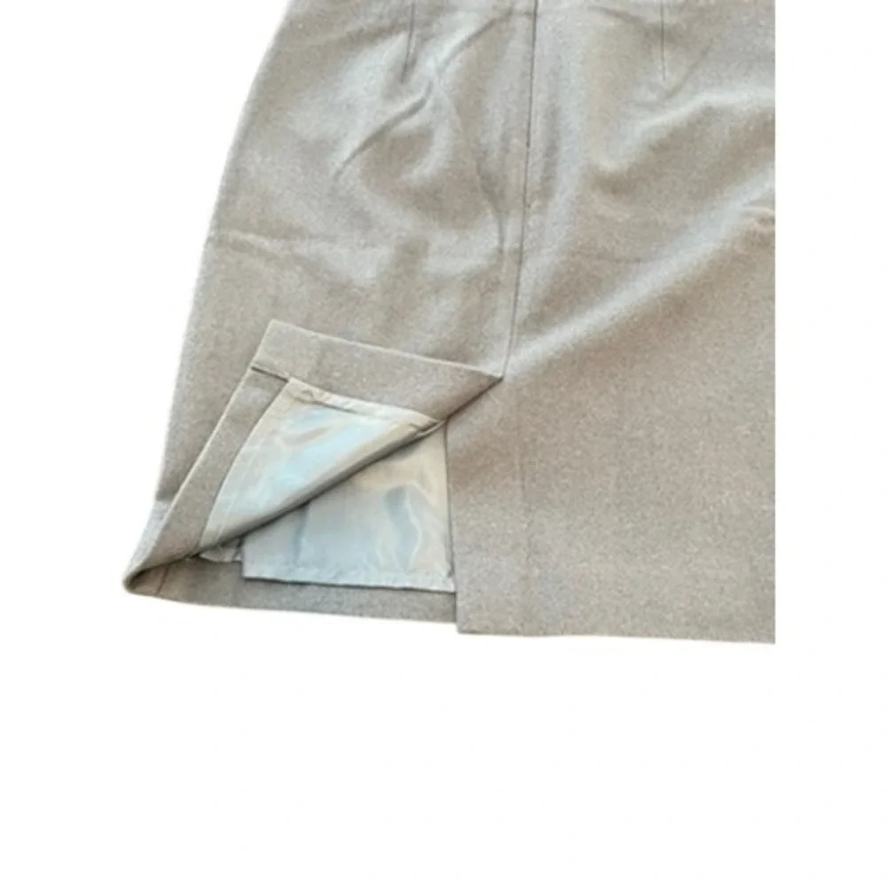 J.Crew The Pencil Skirt Gray Wool Blend Tailored Career Midi Skirt Size 2‎